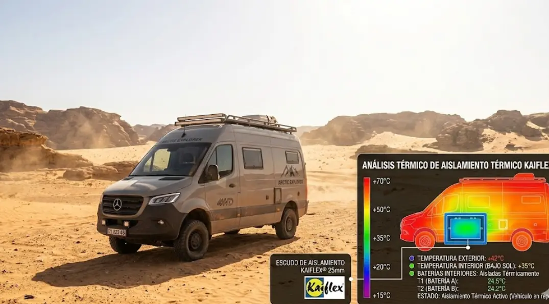 Baterías en Climas Extremos: Guía de Supervivencia Nómada