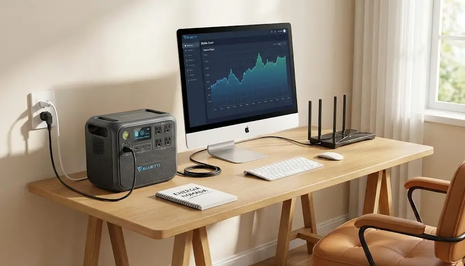 Cómo usar Bluetti como SAI (UPS): Protege PC y WiFi de apagones