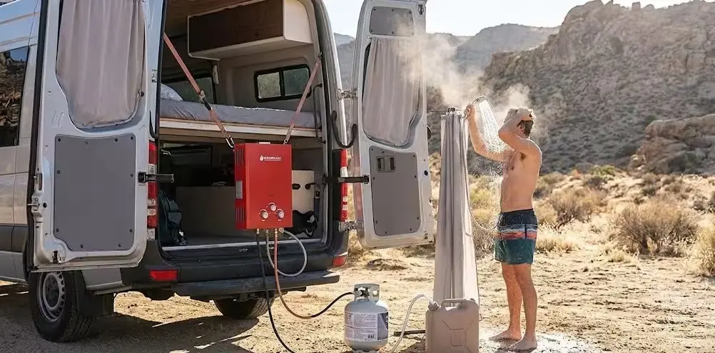 Duchas Camper: Mejores Calentadores de Agua a Gas y Eléctricos