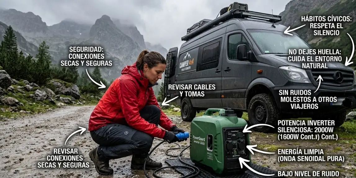 Comparativa de Ruido en Generadores Camper: Inverter vs Tradiciona