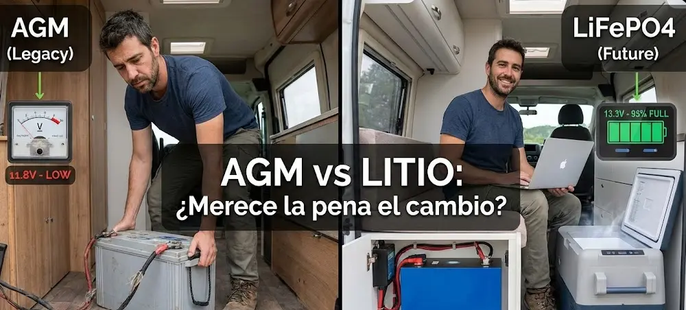 AGM vs Litio LiFePO4: ¿Merece la pena la inversión? Comparativa