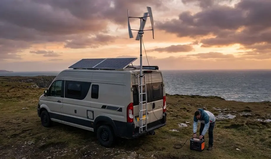 Energía Eólica Portátil para Camper: Guía y Aerogeneradores