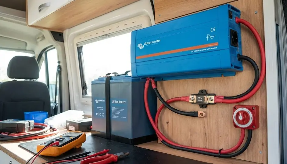 Instalación Inversor 12V a 220V Camper: Guía y Esquema