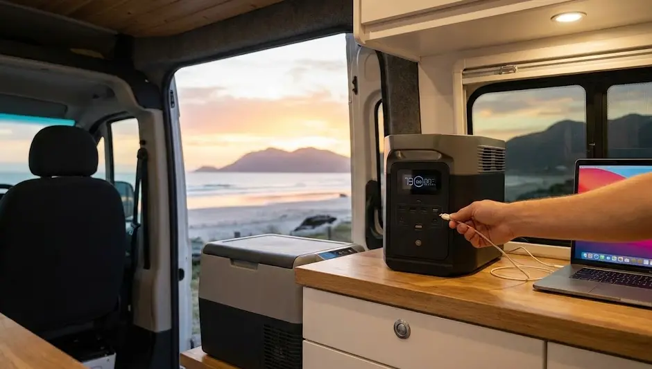 Cómo instalar una estación de energía en camper (Guía Sin Obras)