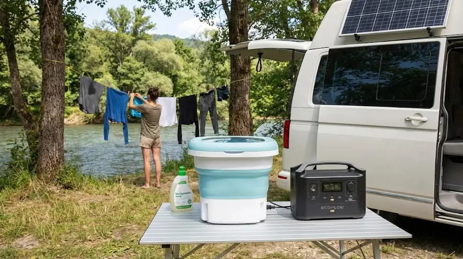 Lavadora Portátil Camper: Guía para Lavar Ropa Off-Grid