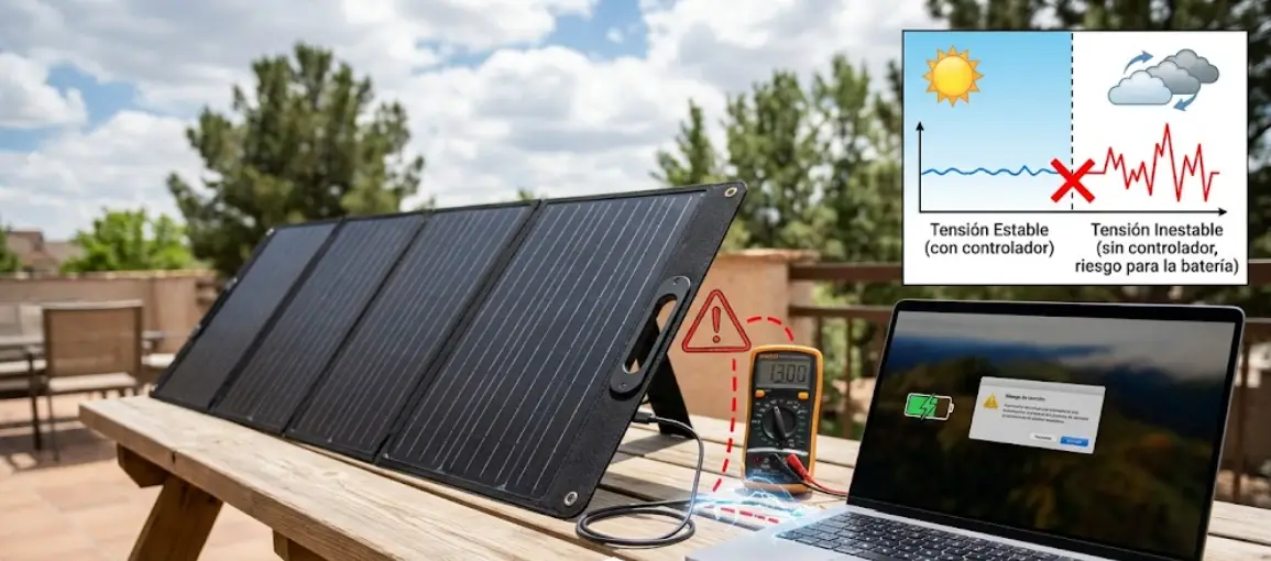 Cargar portátil con panel solar: ¿directo o con estación de energía?
