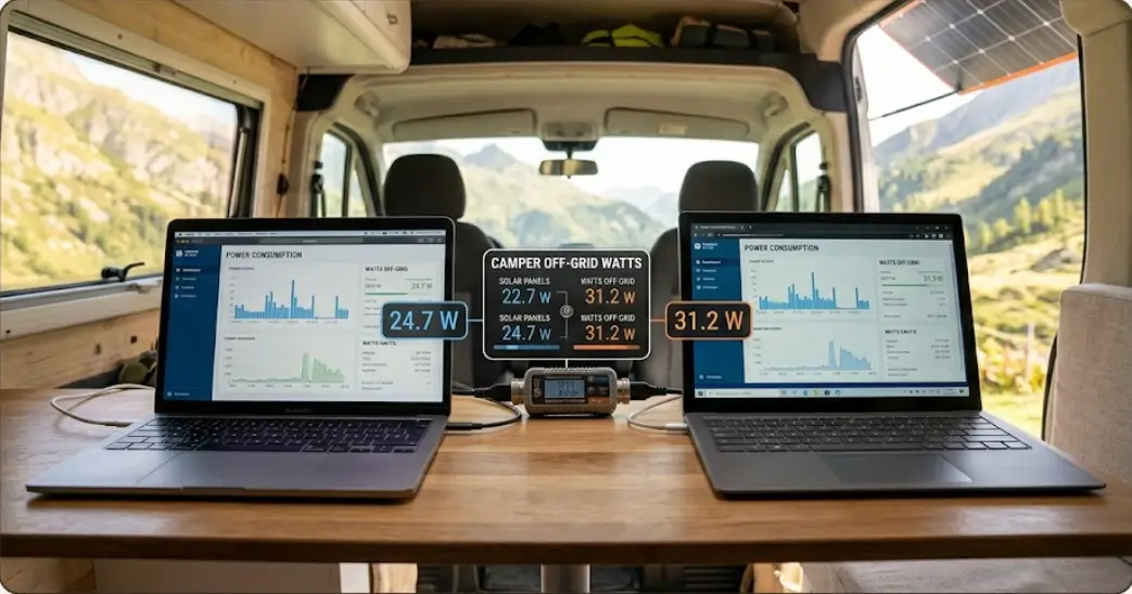 Windows vs macOS batería 2026: el portátil que dura el doble off-grid