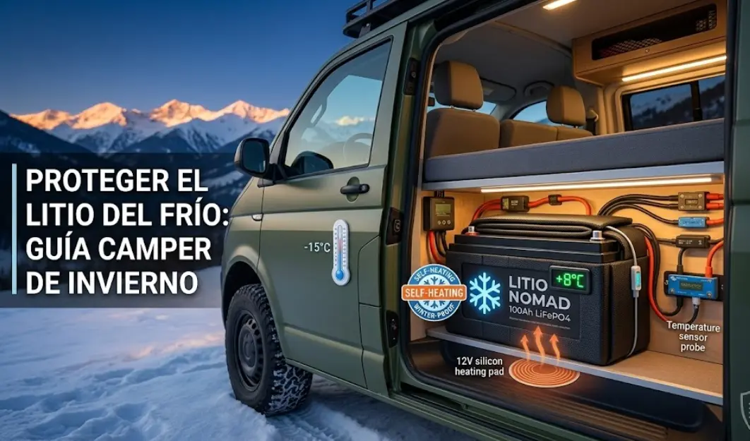 Proteger Batería de Litio del Frío: Guía Camper de Invierno