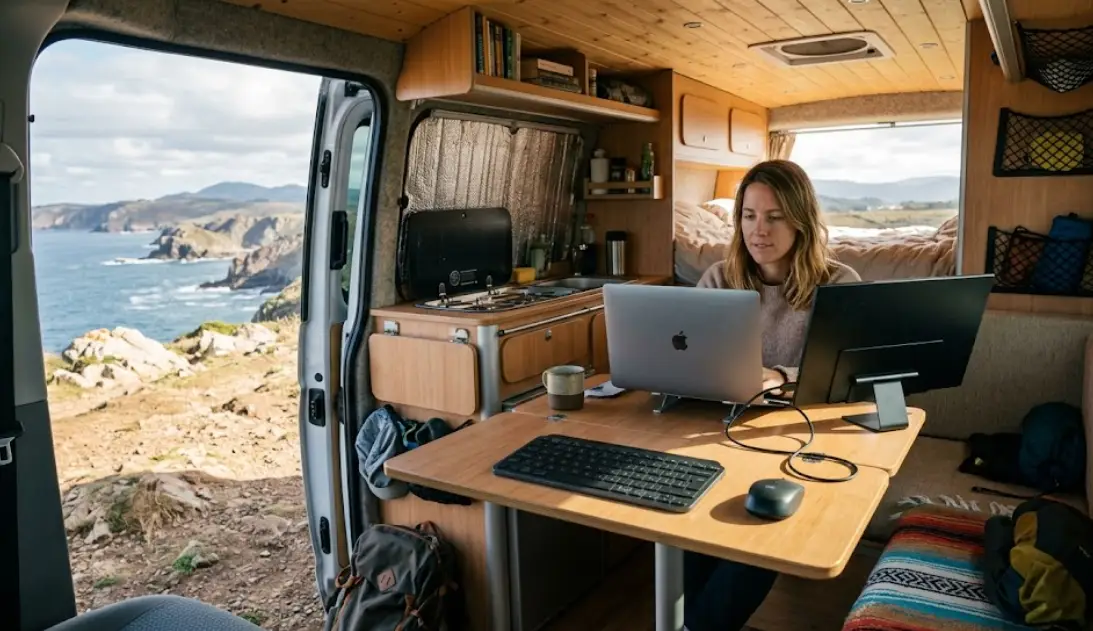 Mejor Monitor Portátil para Camper en 2026 (Comparativa Real + Setup Completo)