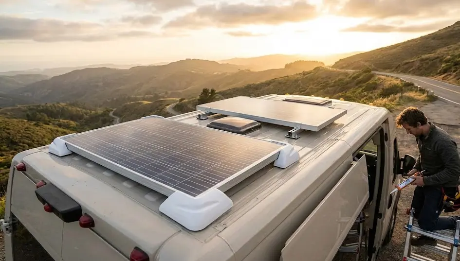 Soportes para Placas Solares en Furgoneta: Guía Anti-Goteras