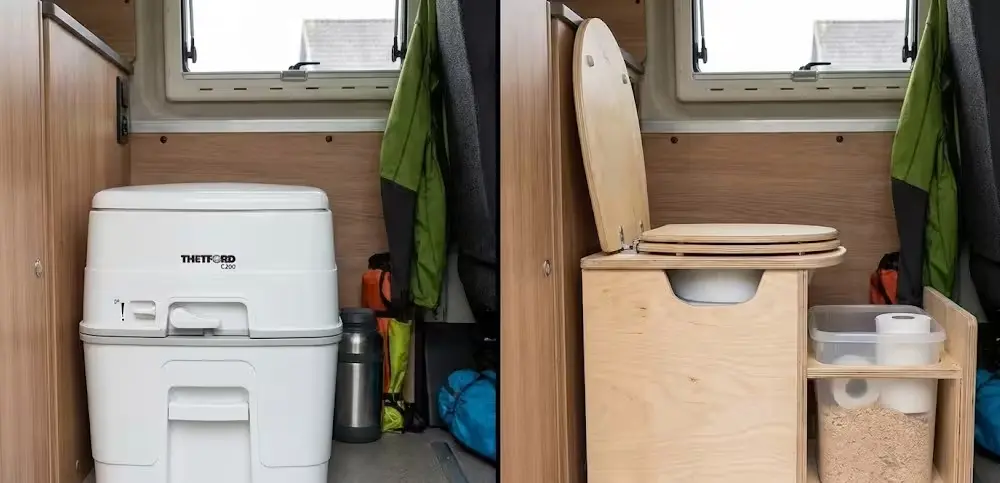 WC Camper: Químico vs Baño Seco. Guía de Compra y Vaciado